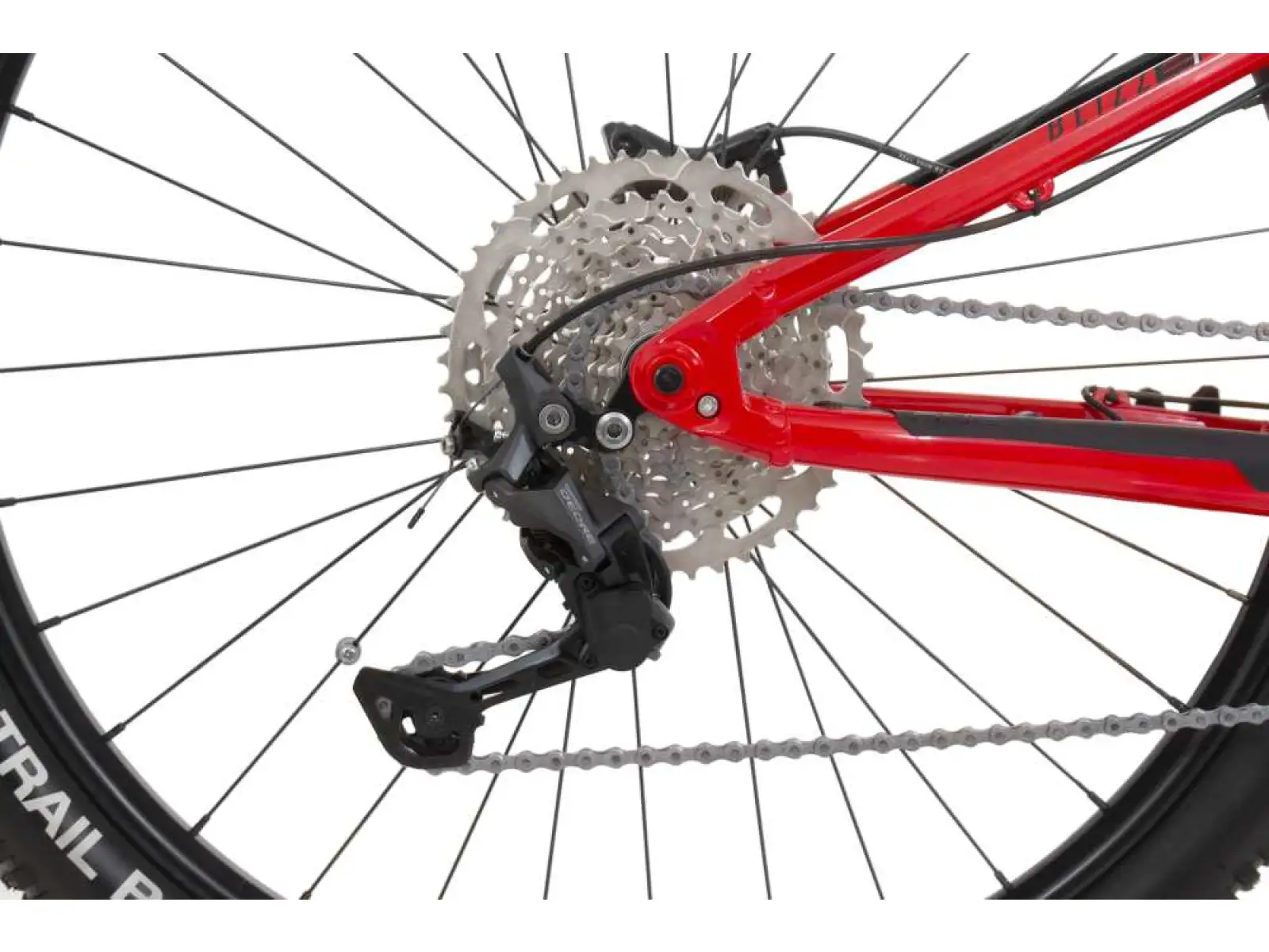 Rock Machine Blizz INT e40-29 Mountain E-Bike Glanz Rot/Silber/Schwarz