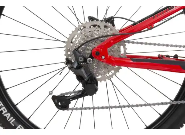 Rock Machine Blizz INT e40-29 Mountain E-Bike Glanz Rot/Silber/Schwarz
