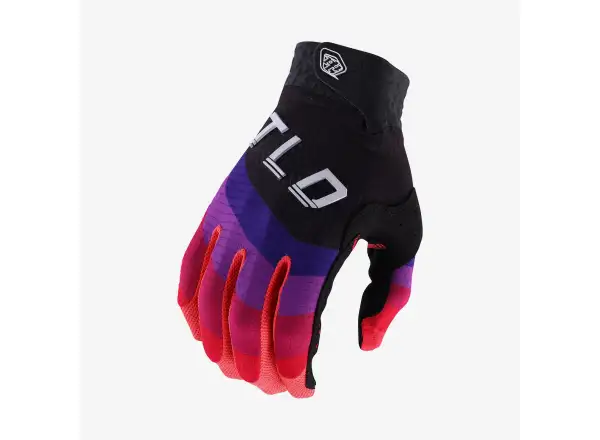 Troy Lee Designs Air Reverb Kinderhandschuhe Black/Glo Red
