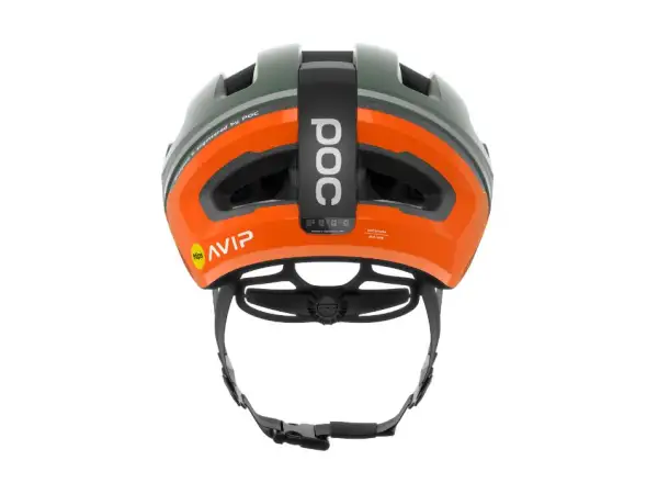 POC Omne Beacon MIPS Fahrradhelm Fluorescent Orange AVIP/Epidote Green Matt