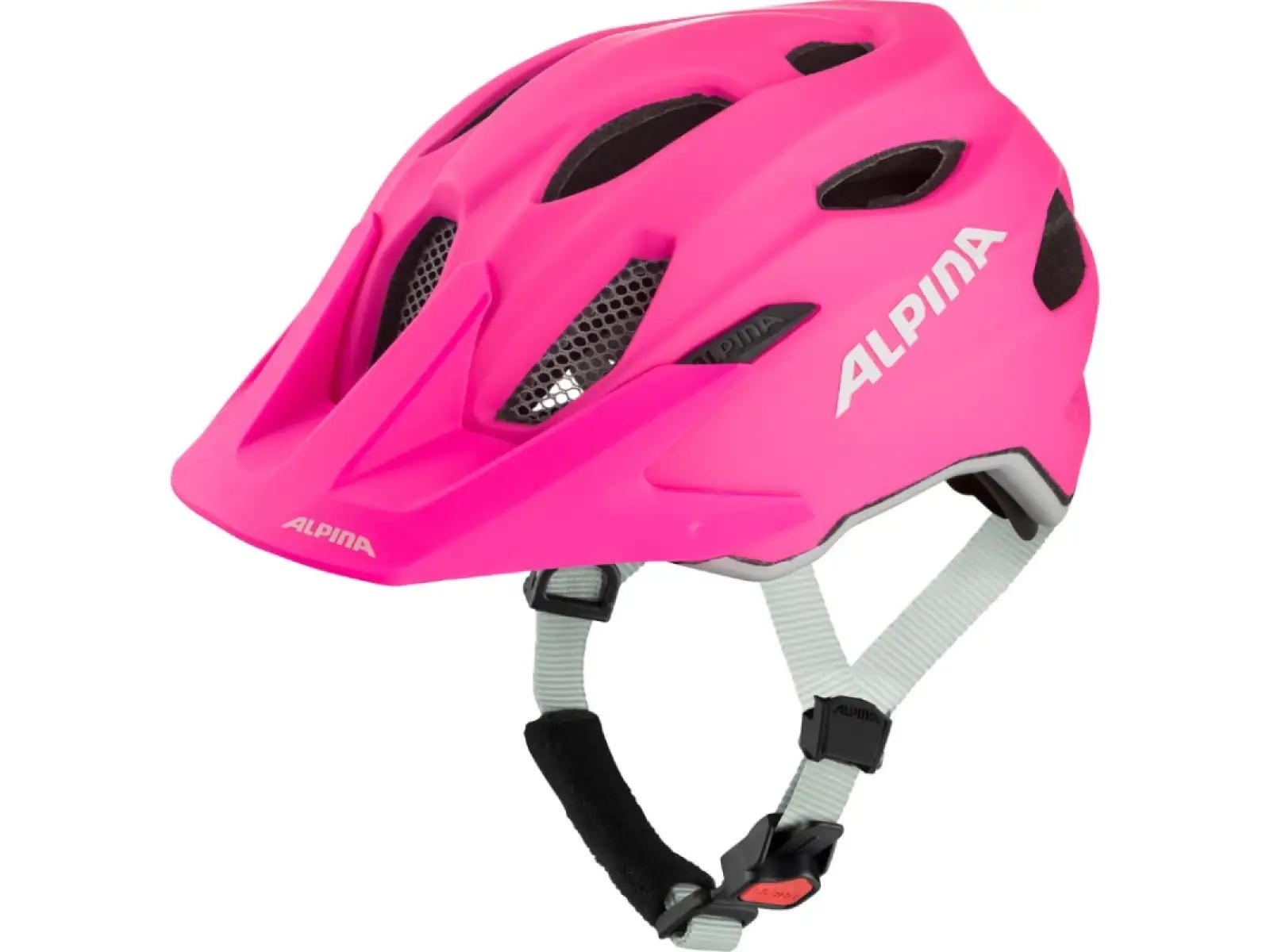 Alpina Carapax JR. Fahrradhelm Shocking Pink Matt