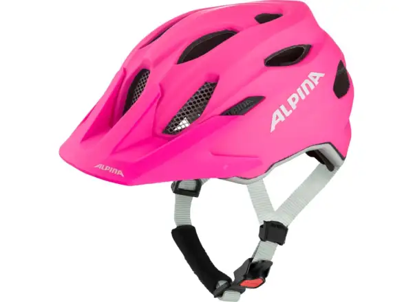 Alpina Carapax JR. Fahrradhelm Shocking Pink Matt