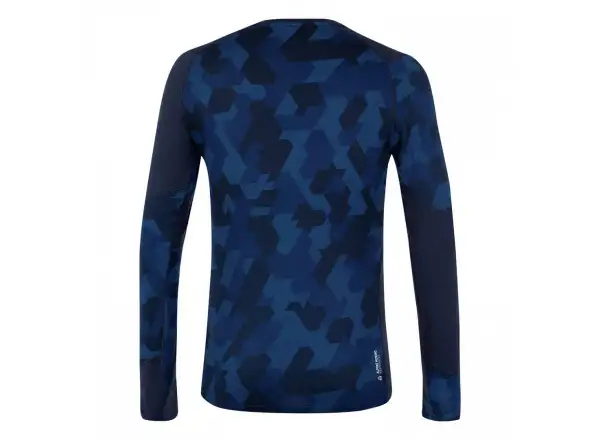 Salewa Cristallo Warm Herren Langarmshirt Navy Blazer