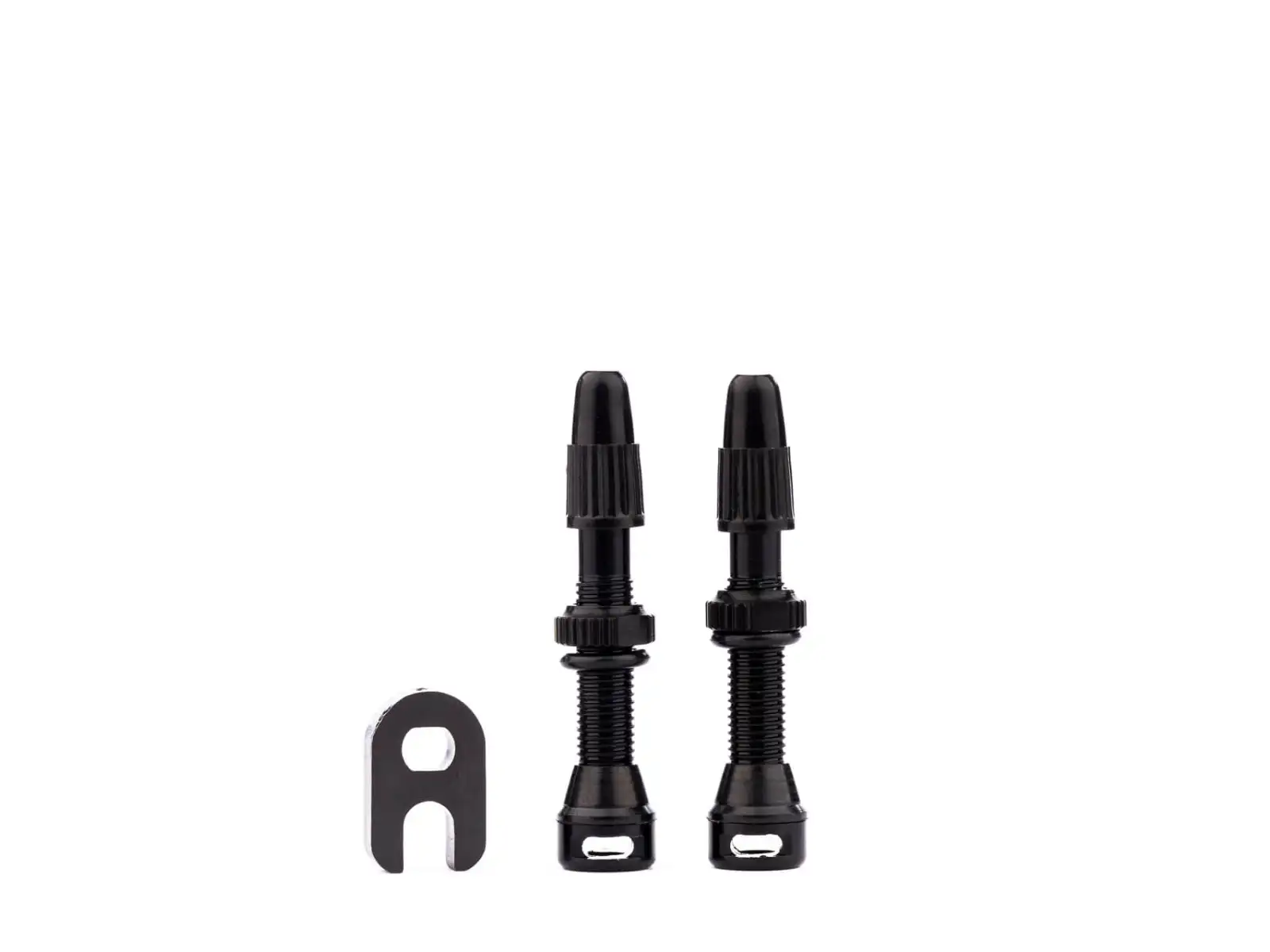 Tune Ventil 44mm Aluminium UST Ventil 2 Stück Schwarz