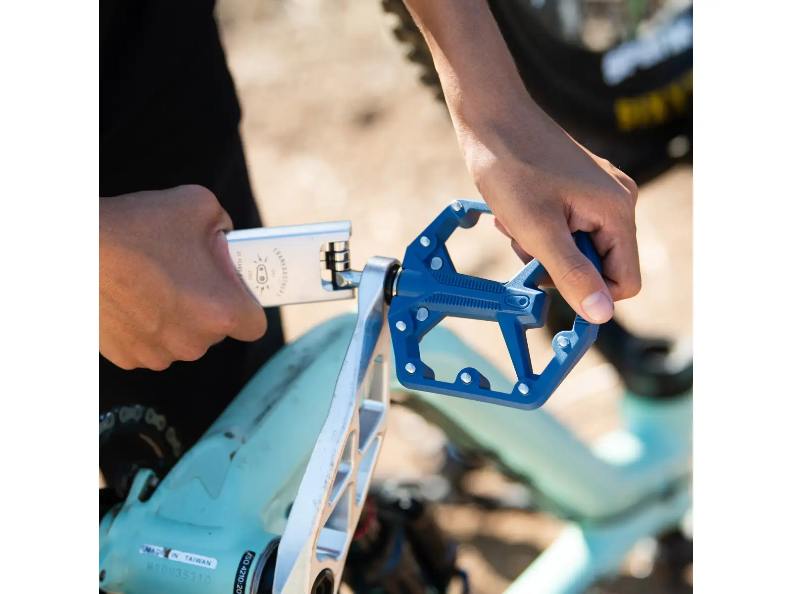 CRANKBROTHERS Stamp 1 Large Plattformpedale Green Gen 2