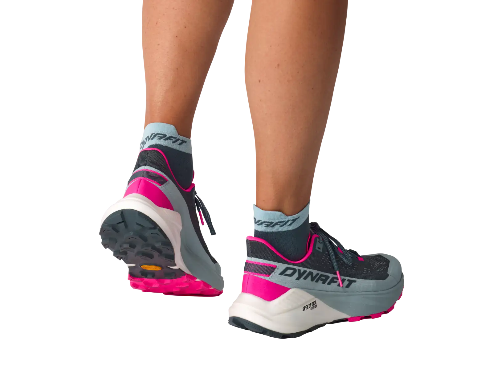 Dynafit Trail Short Laufsocken Cinder/Cloud Blue