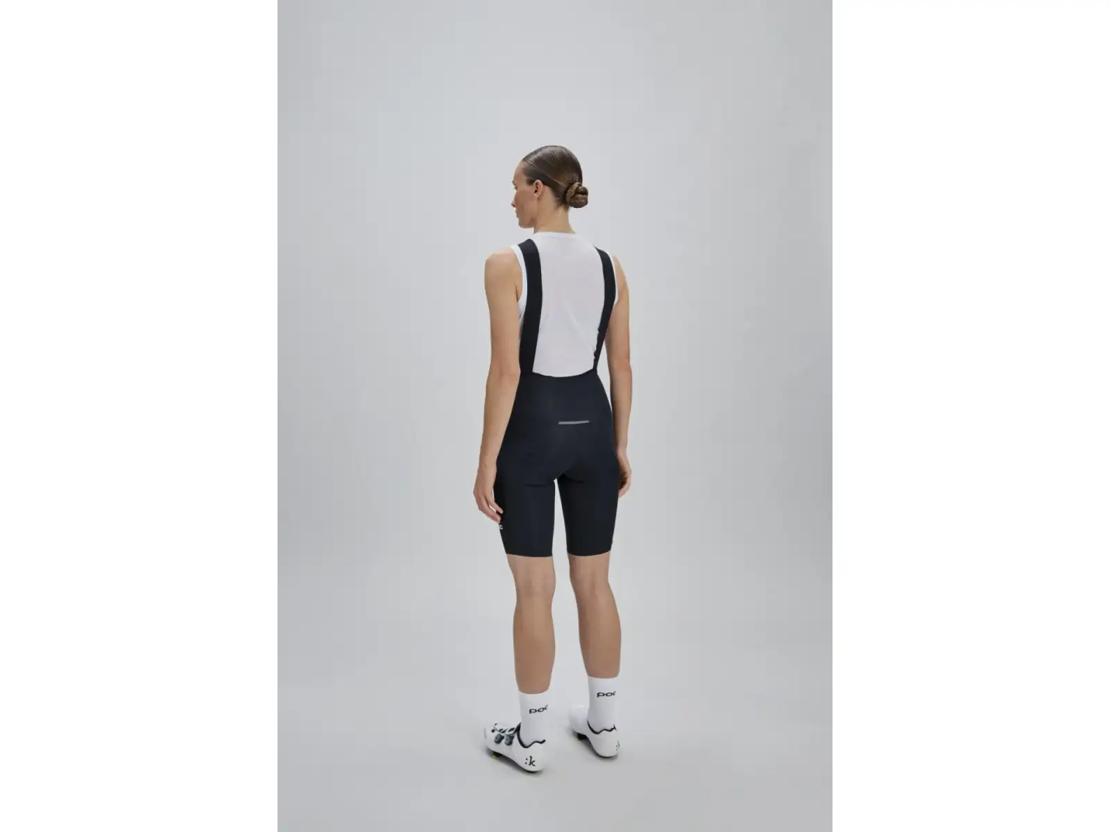 POC Raceday Damen-Radhose mit Polster und Trägern Uranium Black