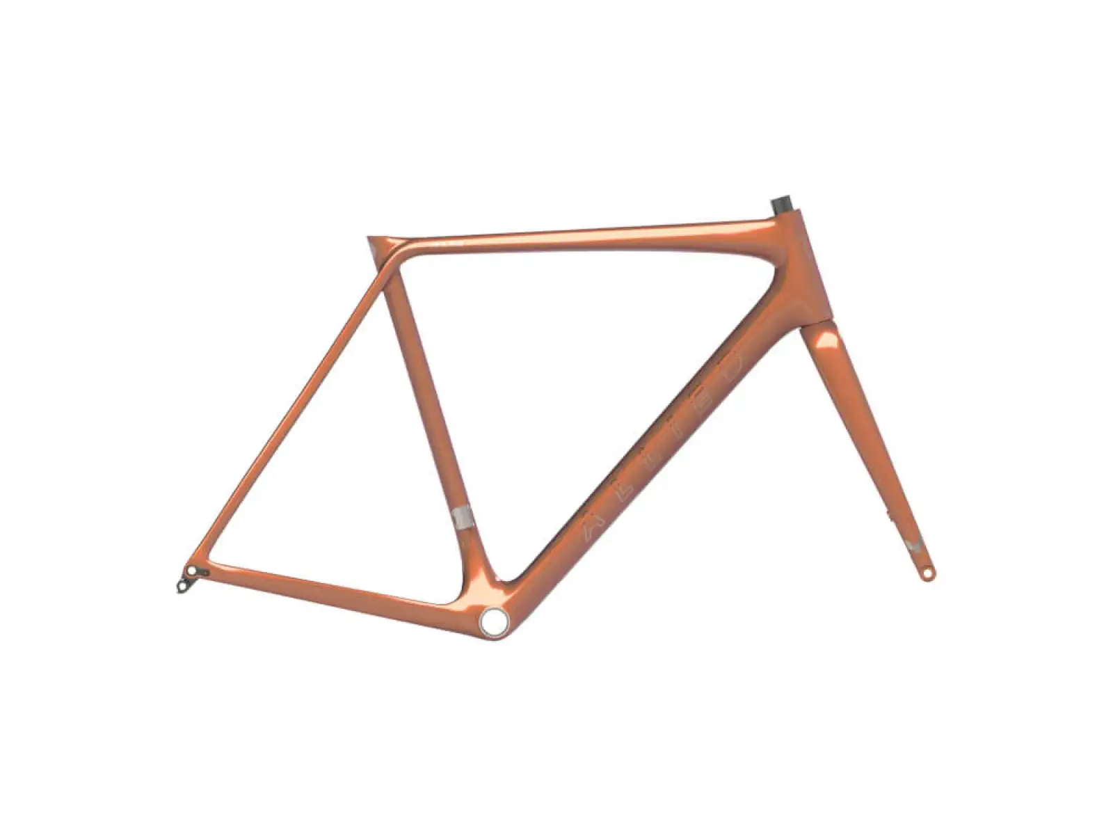 Allied Cycle Works Alfa Disc Rennrad-Rahmenset Harlequin Magenta to Gold