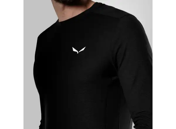 Salewa Puez Dry Herren T-Shirt Langarm Black Out