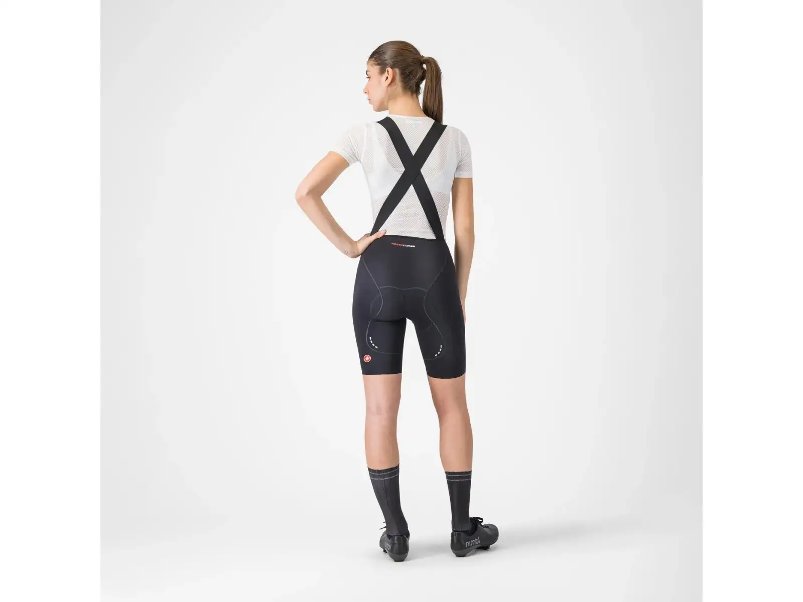 Castelli Free Aero Race S Damen Trägershorts mit Einsatz Black