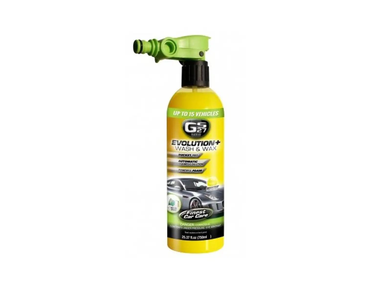 GS27 Evolution + Wash & Wax Shampoo Shampoo mit Wachs und Diffusor 750 ml