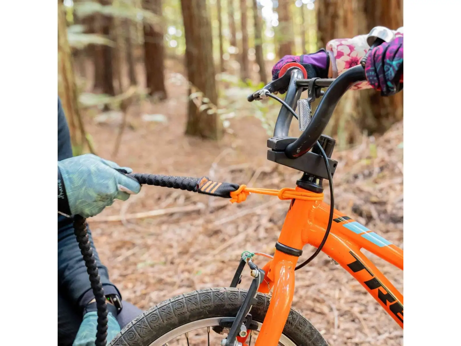 Kids Ride Shotgun Abschleppseil orange