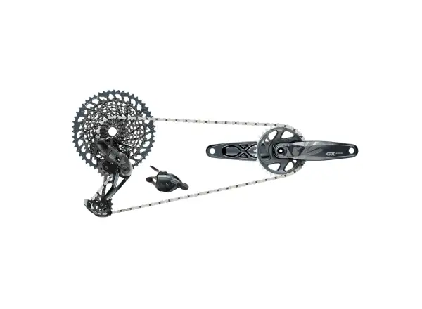 Sram GX Eagle DUB Gruppe - 175 mm, 32 Zähne, Lunar