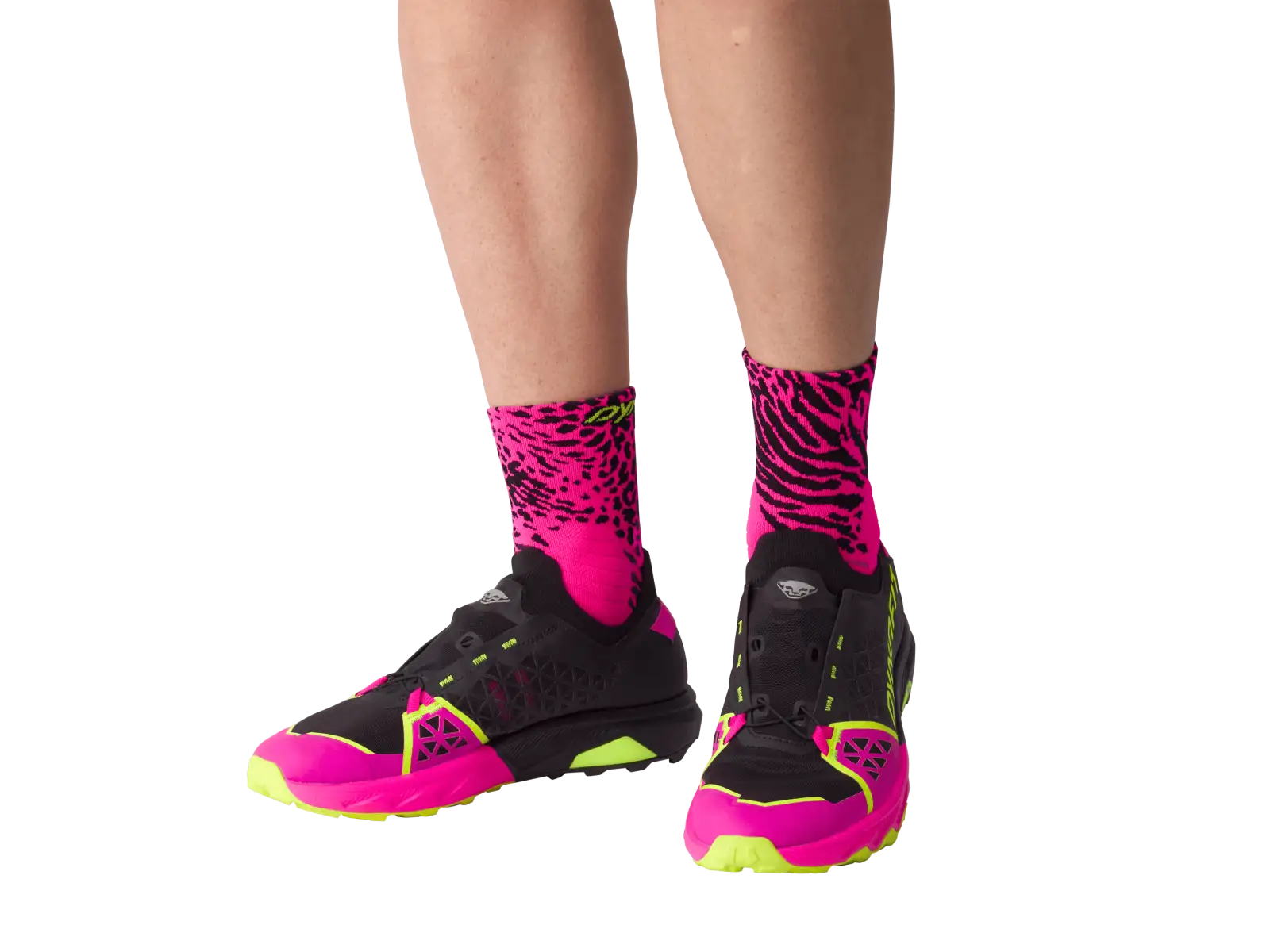 Dynafit Run Wild Mid Laufsocken Pink Glo/0910
