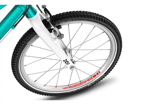 Woom GO 4 Metallic Turquoise 20 Kinderfahrrad