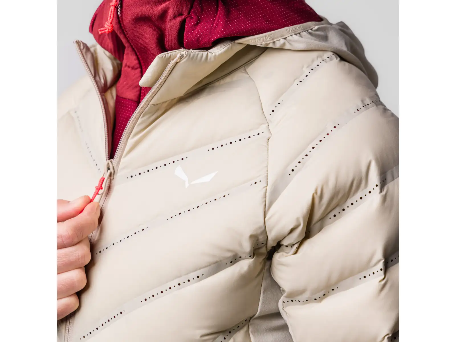 Salewa Agner Hybrid RDS DWN Damenjacke Haferflocken