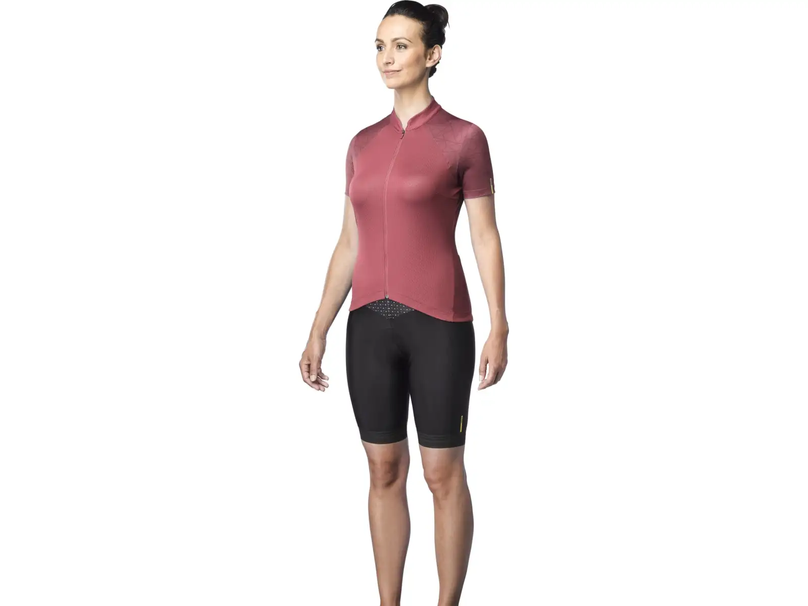Mavic Sequence Damen-Trikot mit kurzen Ärmeln Earth Red