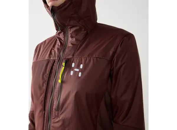 Damen-Sweatshirt Haglöfs Nallo Touring Hybrid Mid braun M