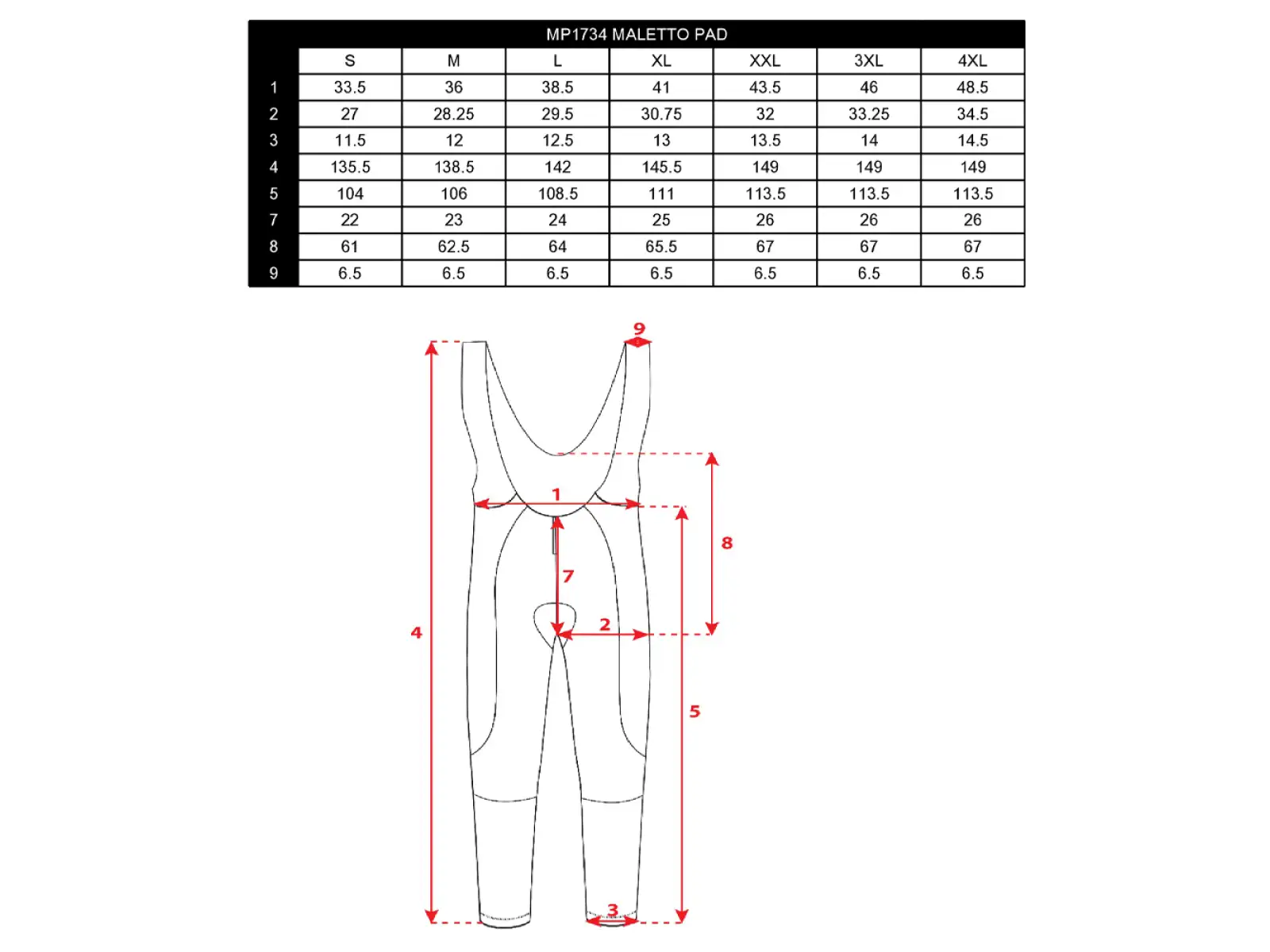 Silvini Maletto Pad MP1734 Herren Radlerhose mit gepolsterter Einsatz in schwarz/wolke.