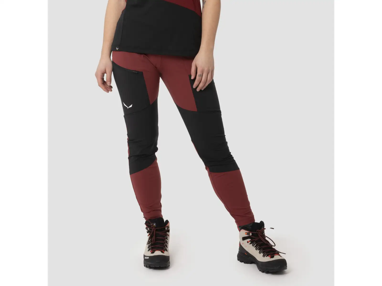 Salewa Puez Dry Responsive Cargo Damenhose Syrah