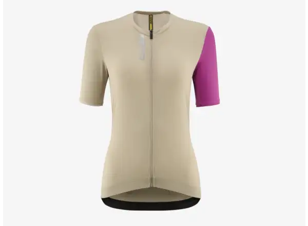 Mavic Essential Damen Trikot Kurzarm White Pepper/Fuchsia