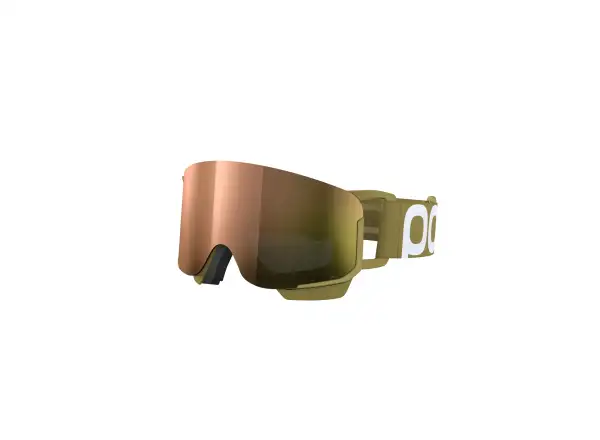POC Nexal Mid Skibrille Olivine Green/Partly Sunny Rose Gold