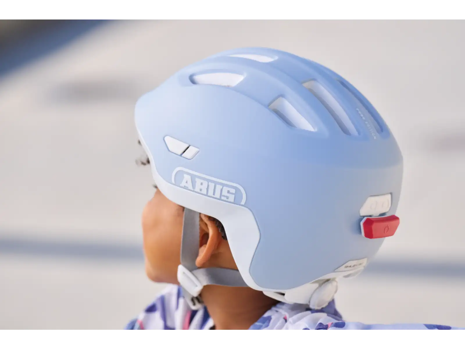 Abus Smiley 3.0 Ace LED Kinderhelm Pure Aqua.