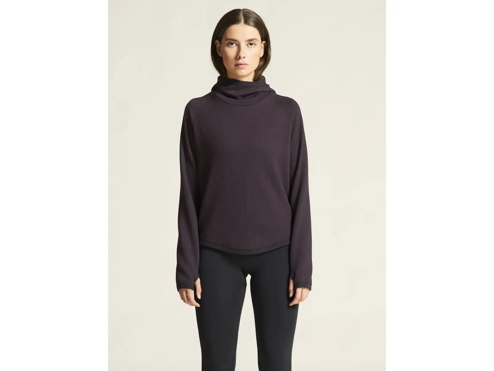 Craft Grid Hood Damen Kapuzenpullover violett