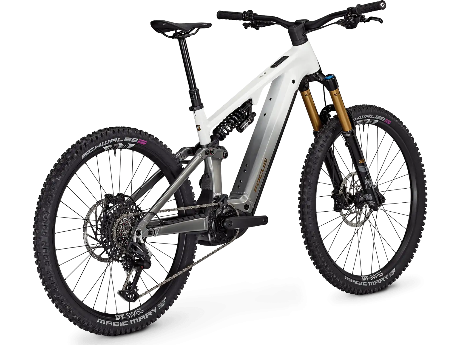 Focus E-Mountainbike – SAM2 6.9 600 Wh White/Steelgrey