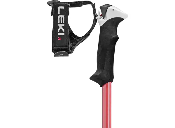 Leki Stella S Damen-Skistöcke black-light rose-white