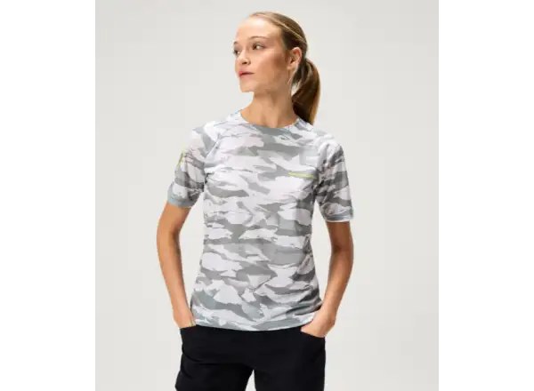 Endura LTD Mountain Camo Damenhemd kurzarm Haar Grey