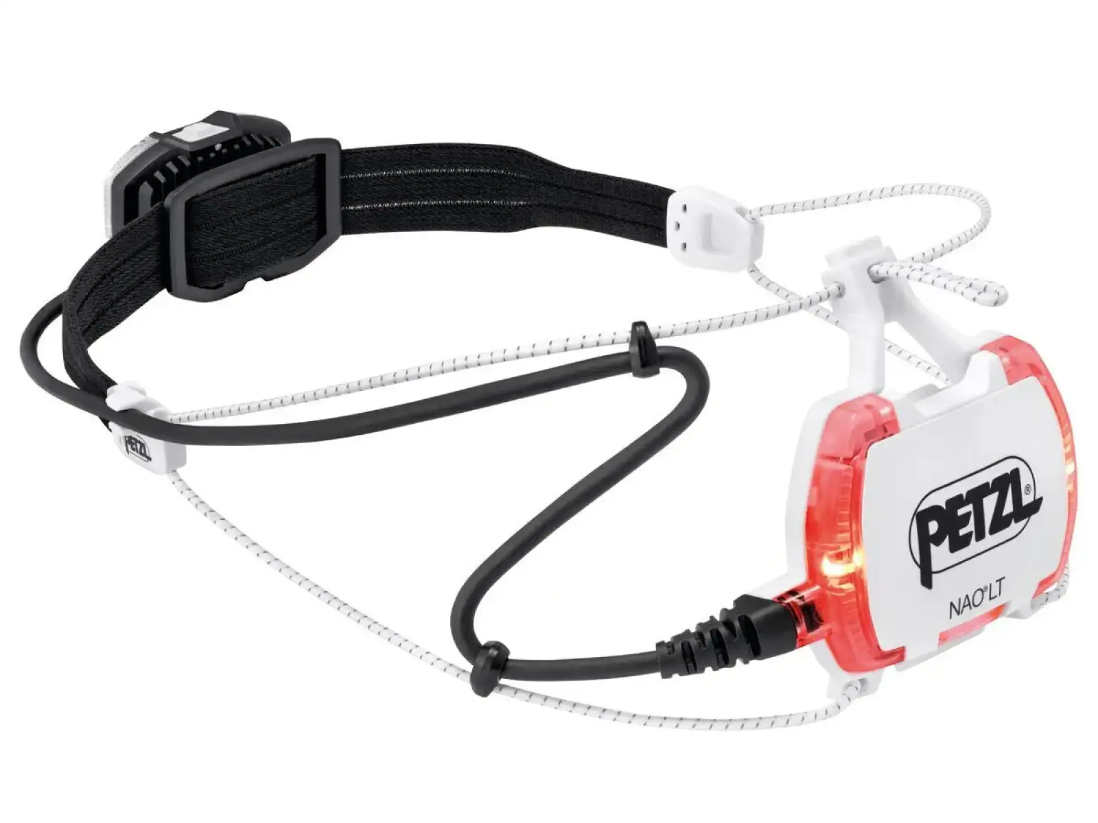 Petzl Nao LT Stirnlampe schwarz-weiß