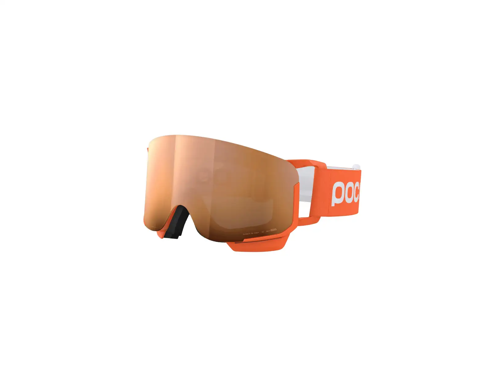POC POCito Nexal Kinder Skibrille Fluorescent Orange/Partly Sunny Light Orange