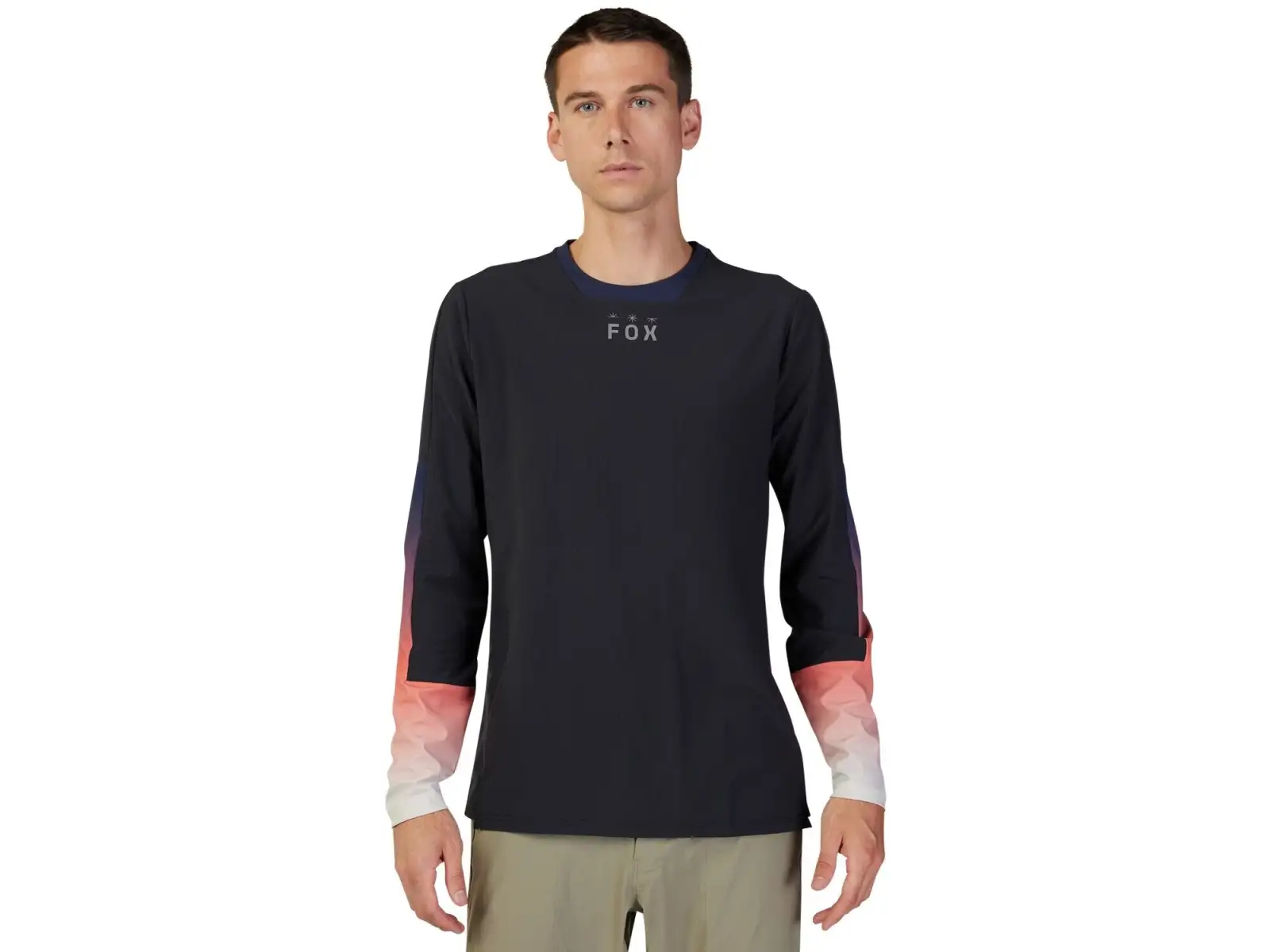 Fox Defend Thermal Lunar Herren Langarmtrikot Schwarz