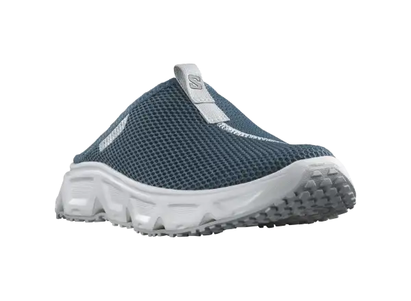 Salomon Reelax Slide 6.0 Herrenpantoffeln Blue Ashes/White/Pearl blue