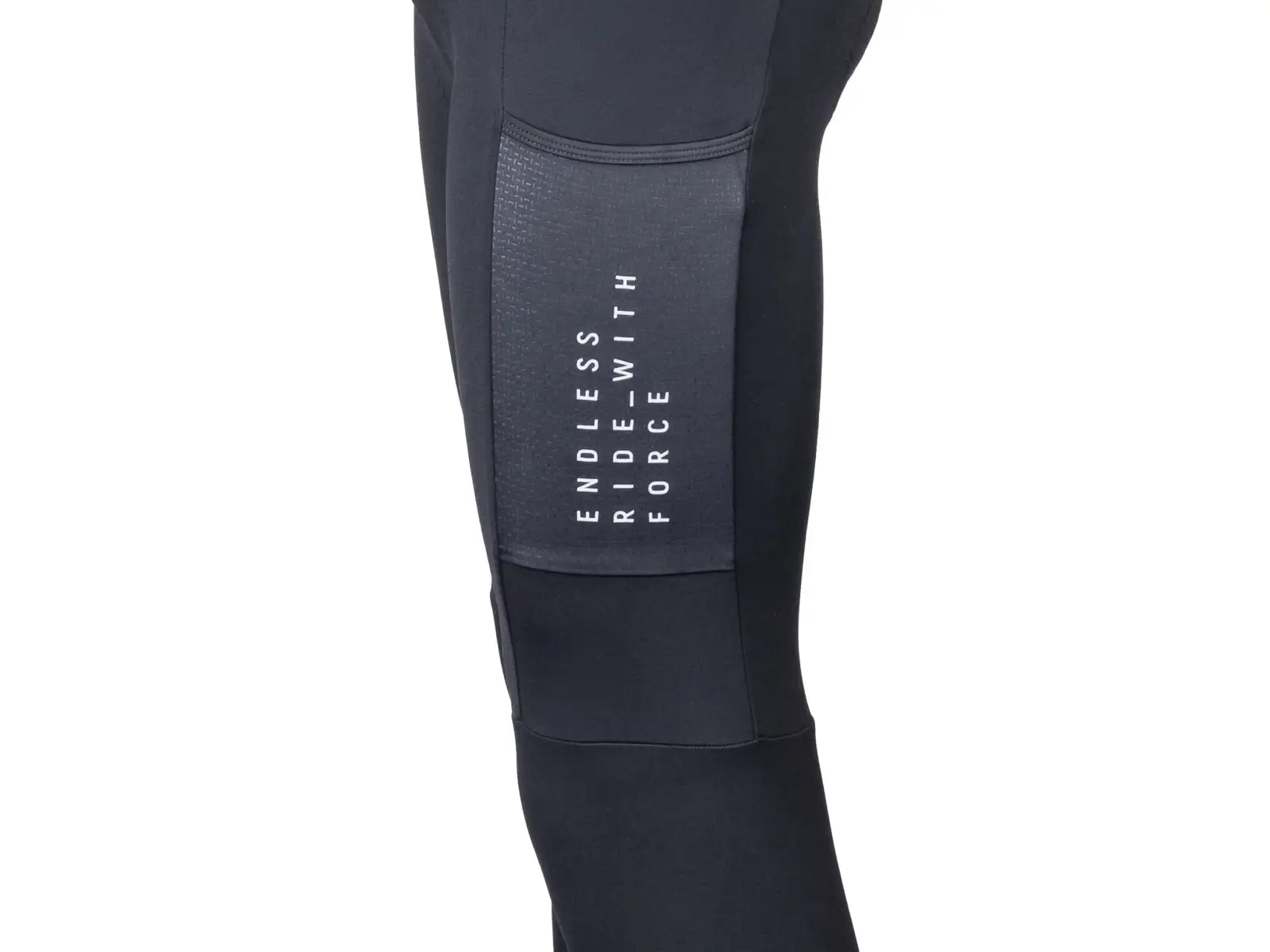 Force Endless Herrenhose mit Hosenträgern und Einsatz schwarz