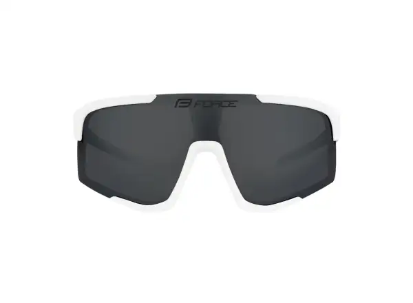 Force Zenith Fahrradbrille weiß/schwarz verspiegeltes Glas