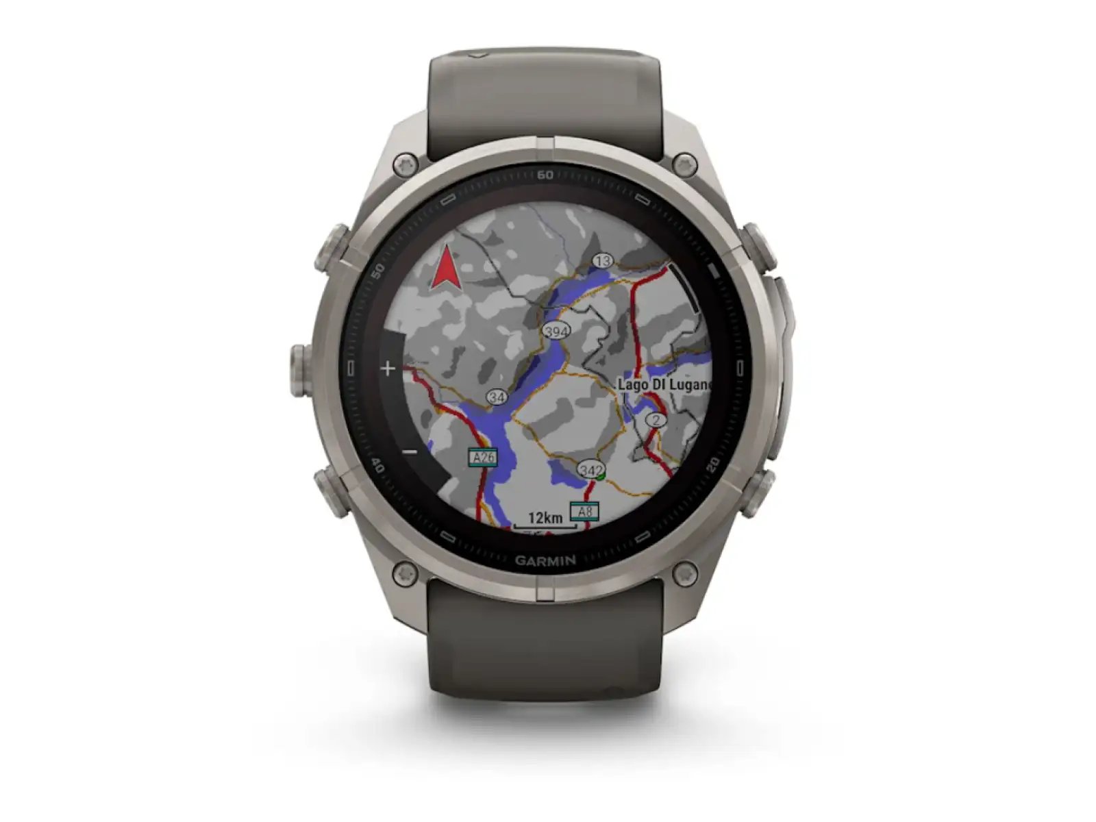 Garmin Fénix 9 Pro inReach Solar 51 mm Smartwatch Titanium Pebble Gray/Silver Gray