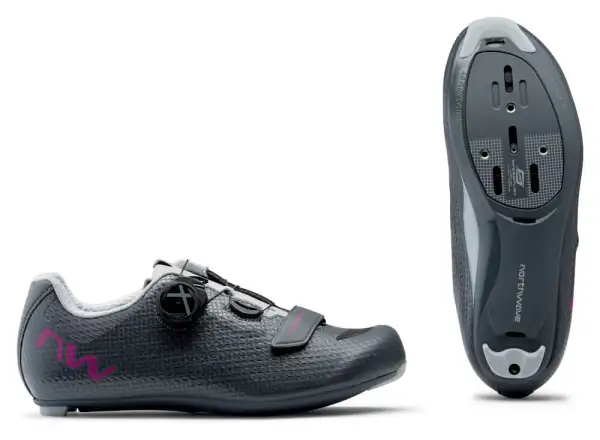 Northwave Storm Carbon 2 Wmn Rennrad Damen Rennradschuhe Anthra