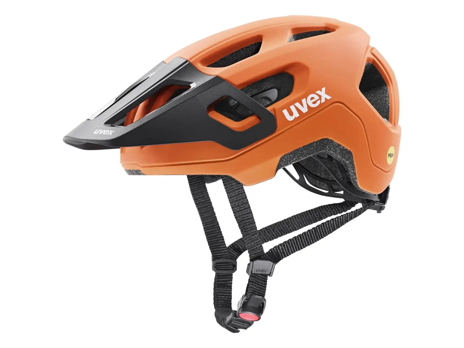 Uvex React JR. Mips Helm Papaya Natt