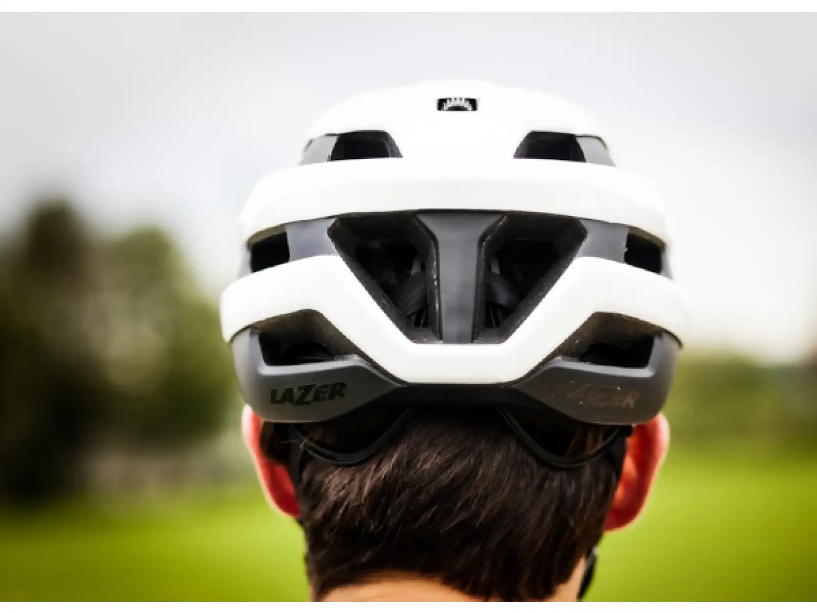 Lazer Sphere Helm Weiß/Schwarz