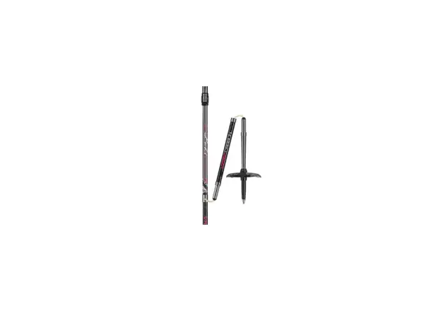 Leki Winter Tour Vario Carbon Damen Skistöcke schwarz/dunkel anthrazit/beere/weiß 100-120 cm