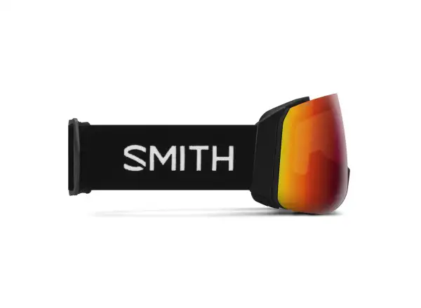 Smith 4D Mag XL Skibrille Black / ChromaPop Sun Red Mirror (2 Gläser)