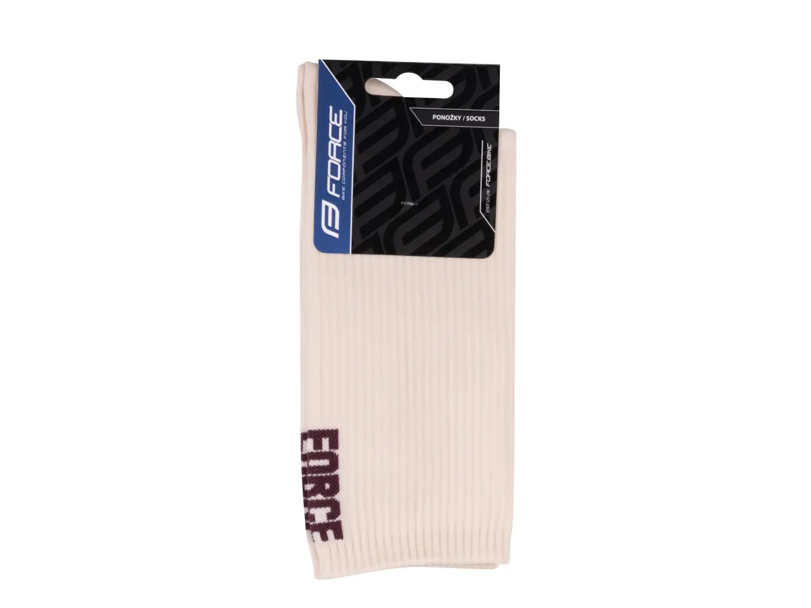 Force Longer Slim Socken - Cream