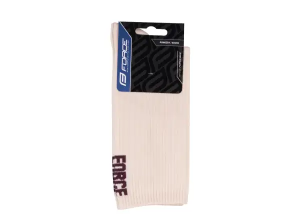Force Longer Slim Socken - Cream