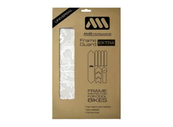 All Mountain Style Rahmen-Schutzaufkleber Extra Signature White