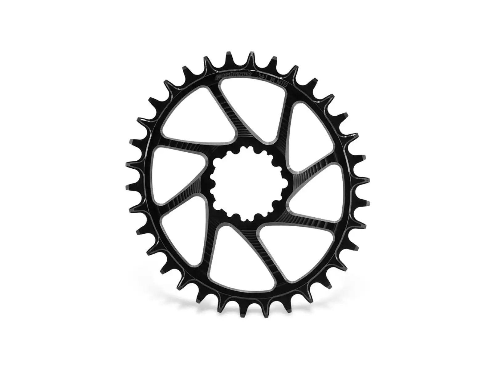 Garbaruk Oval MTB Kettenblatt Sram Boost Schwarz 32Z