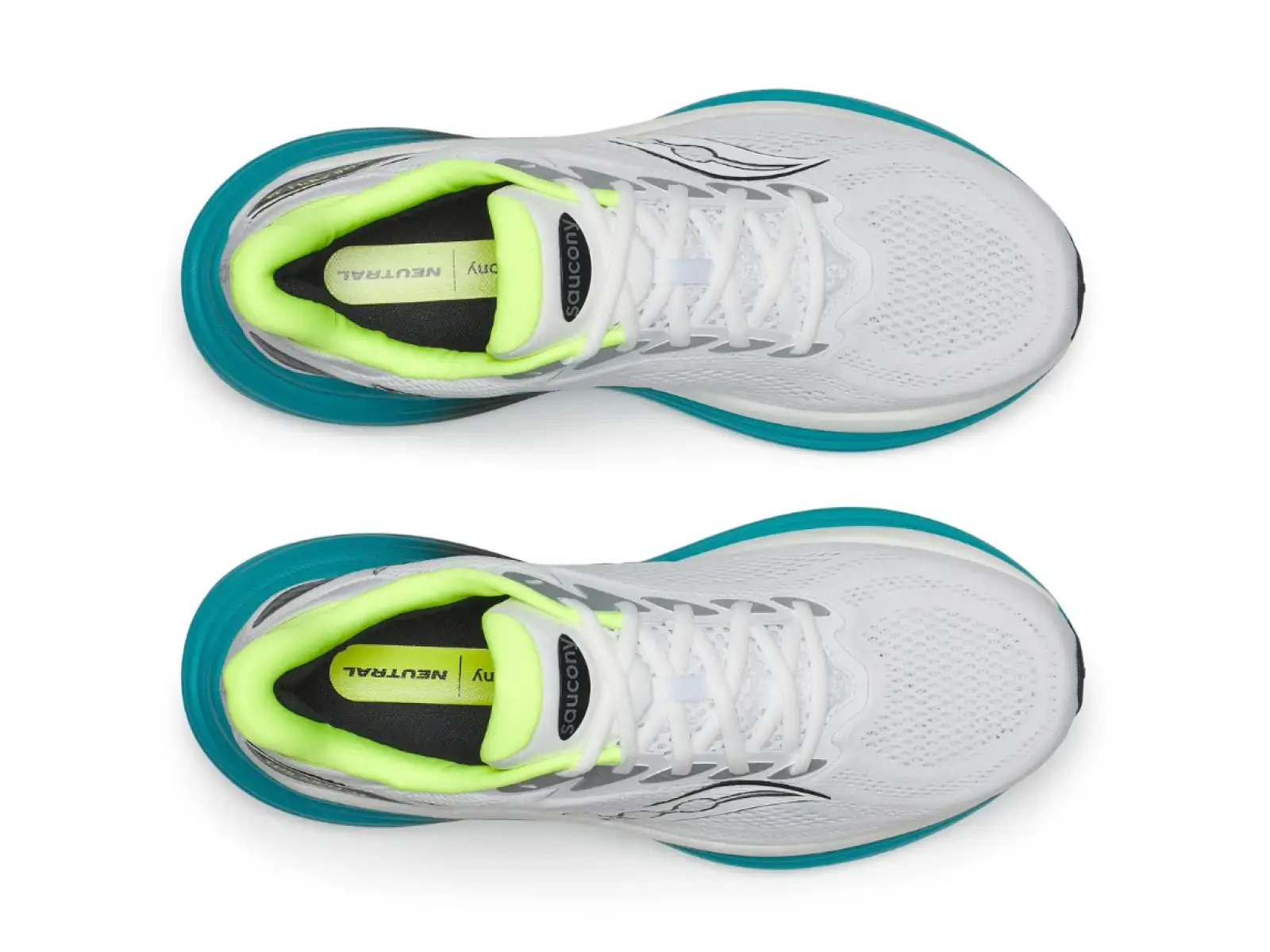 Saucony Triumph 24 Herren Laufschuhe White/Tranquil