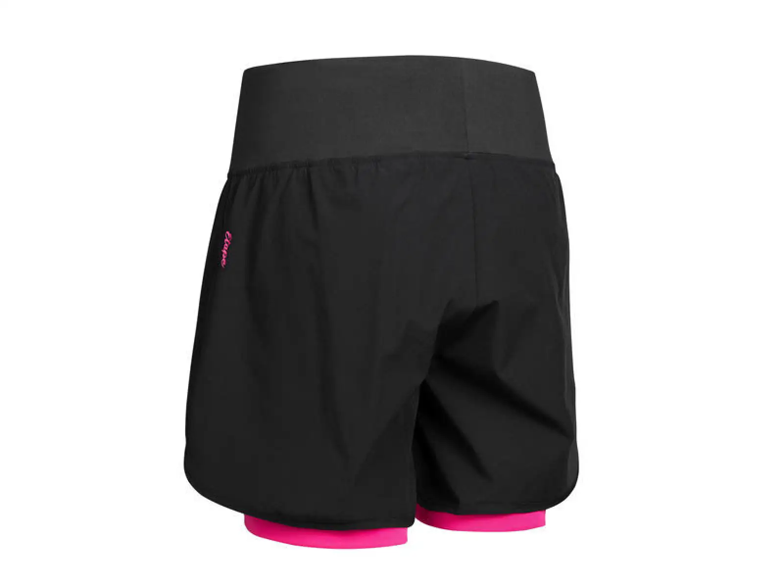Etape Claudia – Damen Shorts Loose Fit – Schwarz/Rosa