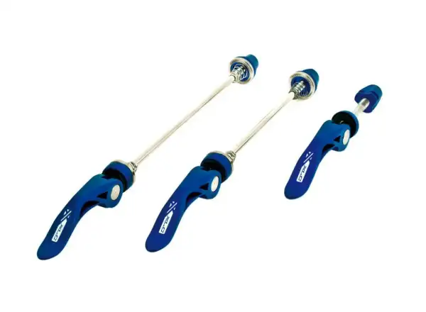 XLC QR-L05 Colour-Edition Schnellspanner-Set blau